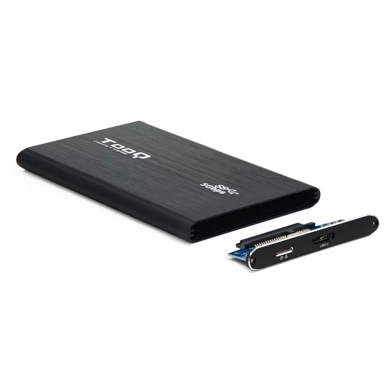 Kontrolsat - TooQ External Box - For Hard Drives - 2.5" - SATA I/II/III - USB 3.0 - Black - TQE-2529B