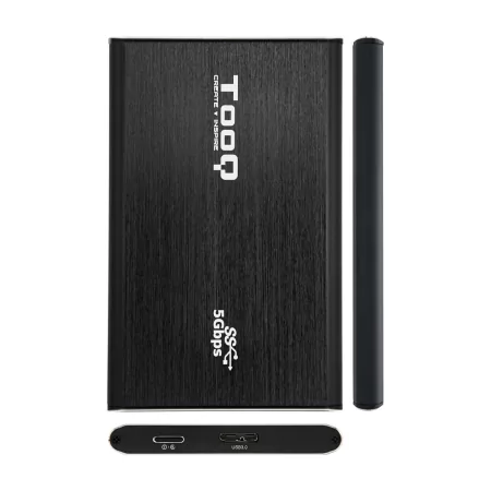 Kontrolsat - TooQ External Box - For Hard Drives - 2.5" - SATA I/II/III - USB 3.0 - Black - TQE-2529B Kontrolsat - TooQ External Box - For Hard Drives - 2.5" - SATA I/II/III - USB 3.0 - Black - TQE-2529B