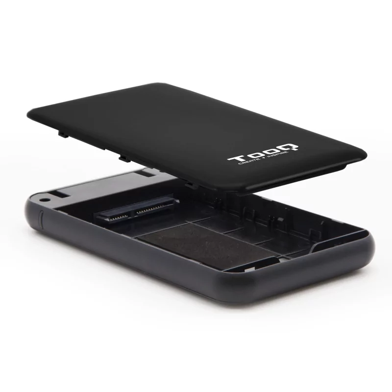Kontrolsat - TooQ External Box - For Hard Drives - 2.5" - SATA I/II/III - USB 3.1 - Black - TQE-2528B