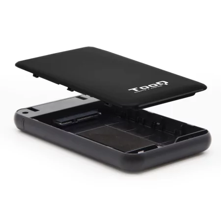 Kontrolsat - TooQ External Box - For Hard Drives - 2.5" - SATA I/II/III - USB 3.1 - Black - TQE-2528B