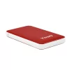 Caixa Externa TooQ - P/ Discos Rígidos - 2.5" - SATA I/II/III - USB 3.1 - Rojo - TQE-2528R