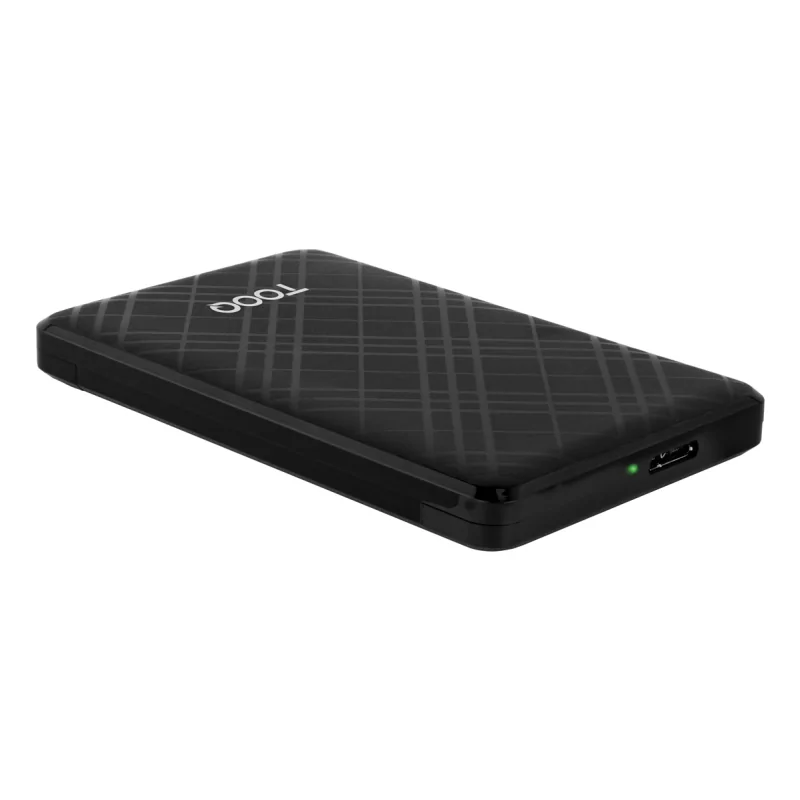 Kontrolsat - TooQ External Box - For Discs - 2.5" - HDD/SSD - Black - TQE-2500B