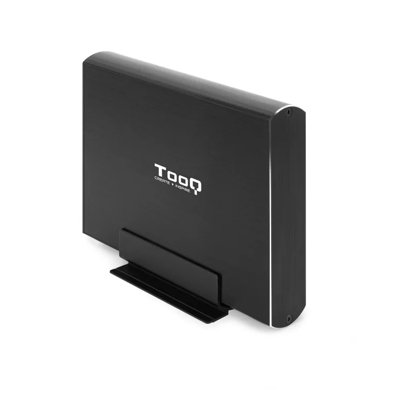 Kontrolsat - TooQ External Box - For Hard Drives - 3.5" - SATA - Black - TQE-3531B