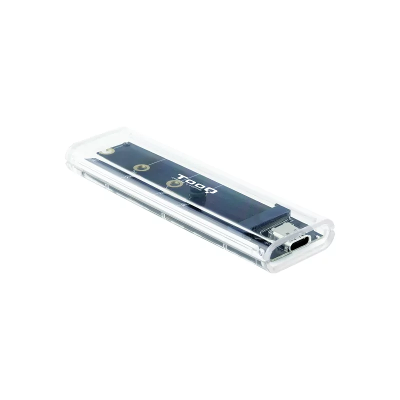 Kontrolsat - TooQ External Enclosure - SSD - Transparent / RGB - TQE-2200
