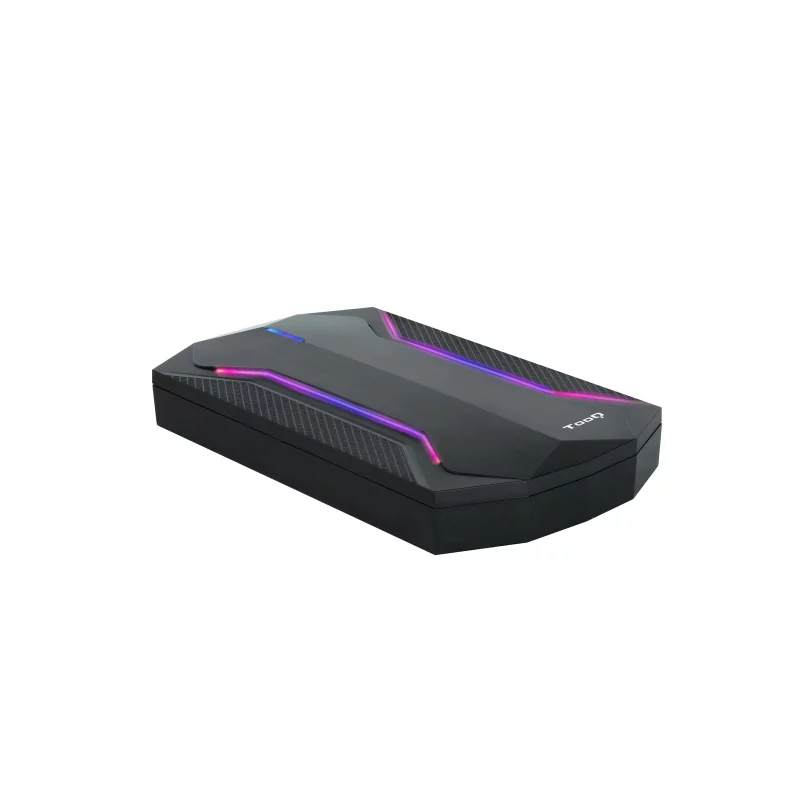 Kontrolsat - TooQ External Box - HDD/SSD - 2.5" - Black - RGB - TQE-2599RGB Kontrolsat - TooQ External Box - HDD/SSD - 2.5" - Black - RGB - TQE-2599RGB