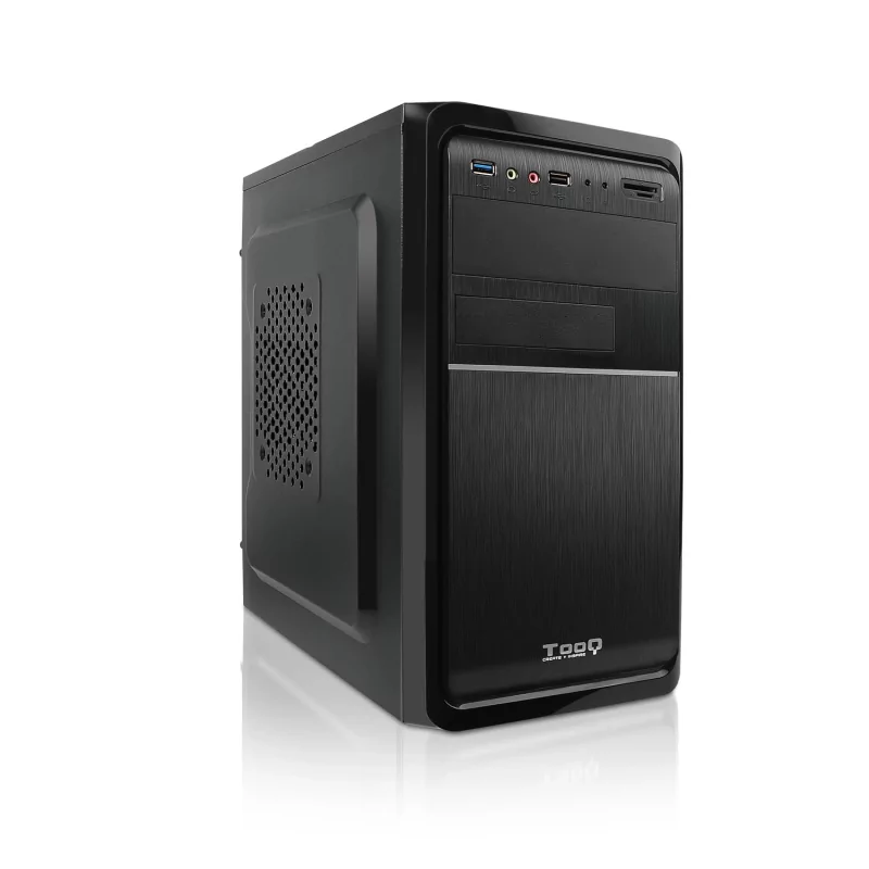 Kontrolsat - TooQ M-ATX Case - 500W - Black - TQC-4735U3C-B
