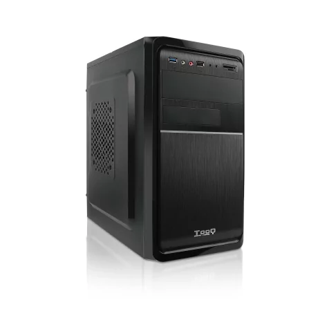 Kontrolsat - TooQ M-ATX Case - 500W - Black - TQC-4735U3C-B
