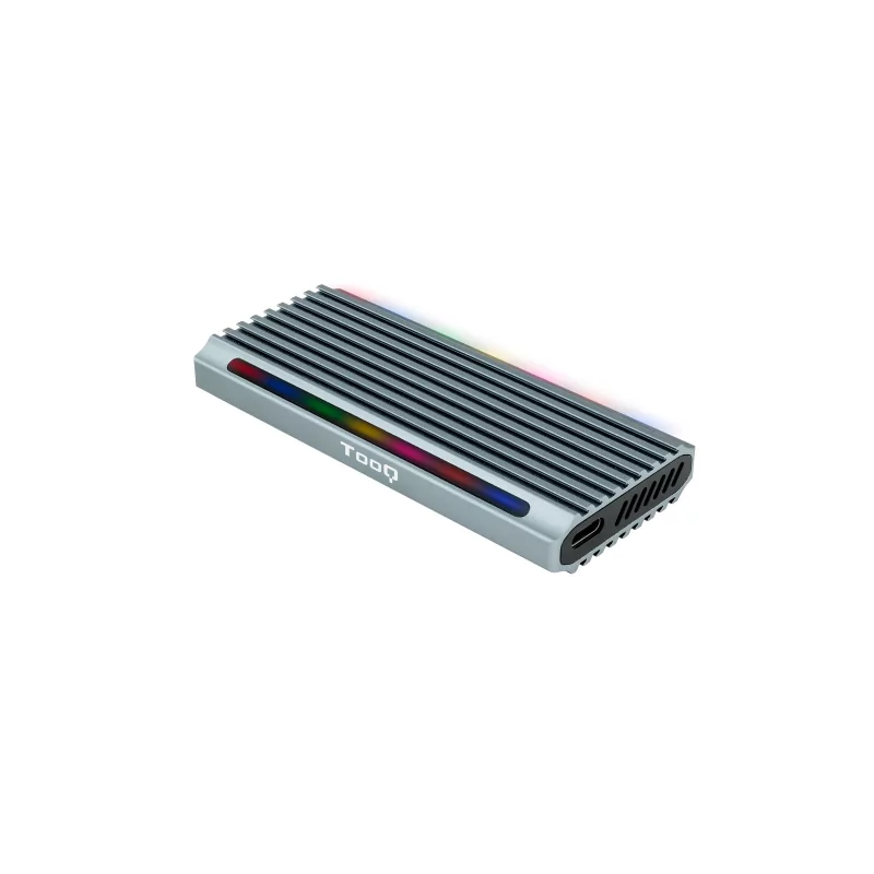 Kontrolsat - TooQ External Enclosure - SSD - RGB / Gray - TQE-2221G