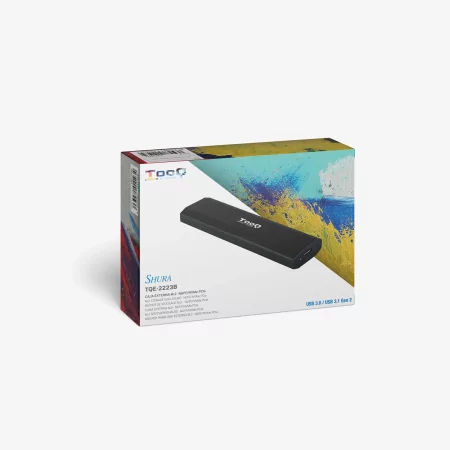 Kontrolsat - TooQ External Enclosure - SSD - Black - TQE-2223B