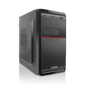 Kontrolsat - TooQ M-ATX Case - 500W - Black - TQC-4745DU3C-B