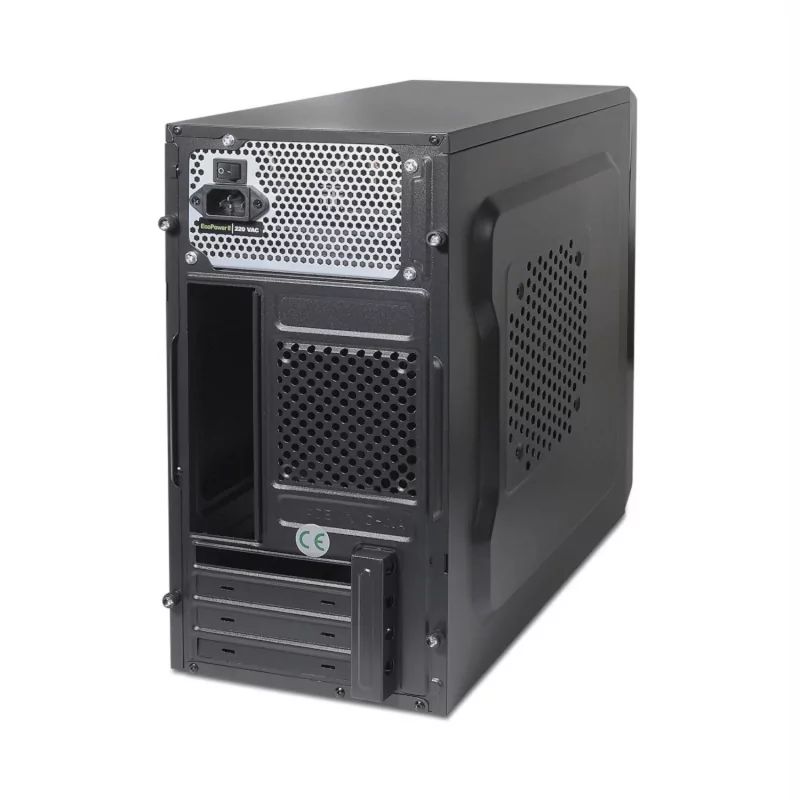 Kontrolsat - TooQ M-ATX Case - 500W - Black - TQC-4745DU3C-B