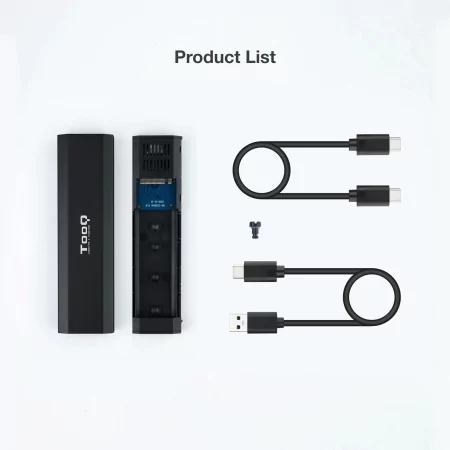 Kontrolsat - TooQ External Enclosure - SSD - Black - TQE-2223B