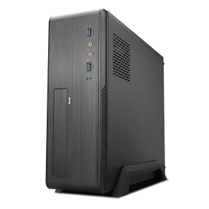 Kontrolsat - TooQ Slim Case - M-ATX - 500W - Black - TQC-3006DU3C