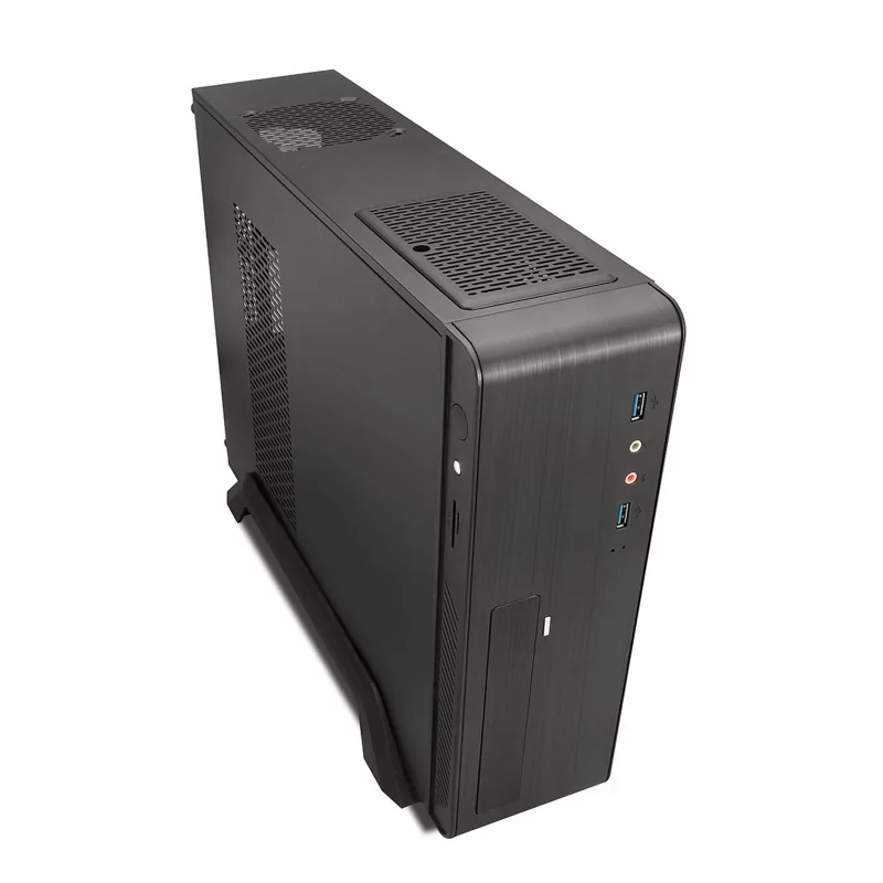 Kontrolsat - TooQ Slim Case - M-ATX - 500W - Black - TQC-3006DU3C