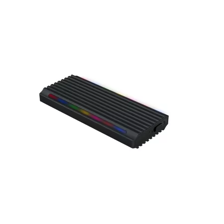 Kontrolsat - TooQ External Box - SSD - RGB - Black - TQE-2222B Kontrolsat - TooQ External Box - SSD - RGB - Black - TQE-2222B