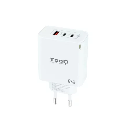 Kontrolsat - TooQ Charger - USB-C/PD - 65W - White - TQWC-GANQC2PD65WT