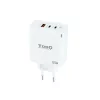 Cargador TooQ - USB-C/PD - 65W - Blanco - TQWC-GANQC2PD65WT