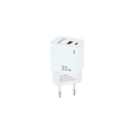 Kontrolsat - TooQ Charger - USB-C/PD - 30W - White - TQWC-GANQCPD30WT