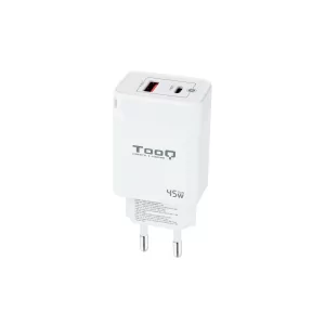 Kontrolsat - TooQ Charger - USB-C/PD - 45W - White - TQWC-GANQCPD45WT