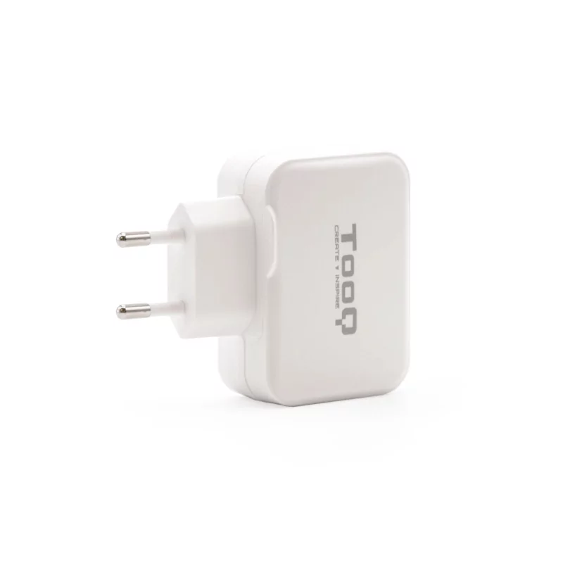 Kontrolsat - TooQ Dual Charger - USB-C - 27W - White - TQWC-2SC02WT