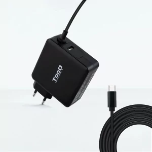 Kontrolsat - TooQ USB-C Charger - Black - TQLC-USBC65PD