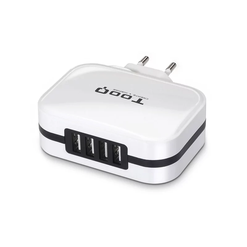 Kontrolsat - TooQ Charger - 4x USB 5V - AI Control - TQWC-1S04WT