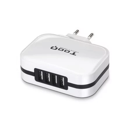 Kontrolsat - TooQ Charger - 4x USB 5V - AI Control - TQWC-1S04WT