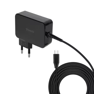 Kontrolsat - Carregador P/ Portátil TooQ - USB-C - Preto - TQLC-USBCGAN90PD