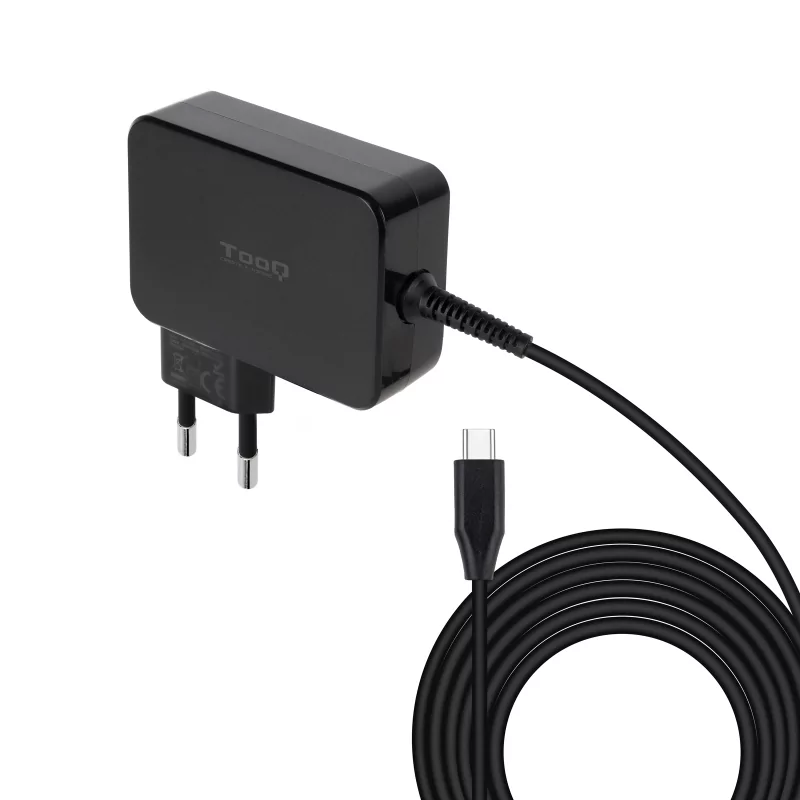 Kontrolsat - TooQ Laptop Charger - USB-C - Black - TQLC-USBCGAN90PD Kontrolsat - TooQ Laptop Charger - USB-C - Black - TQLC-USBCGAN90PD