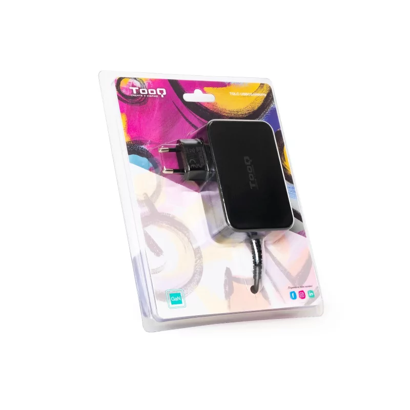 Kontrolsat - Carregador P/ Portátil TooQ - USB-C - Preto - TQLC-USBCGAN90PD
