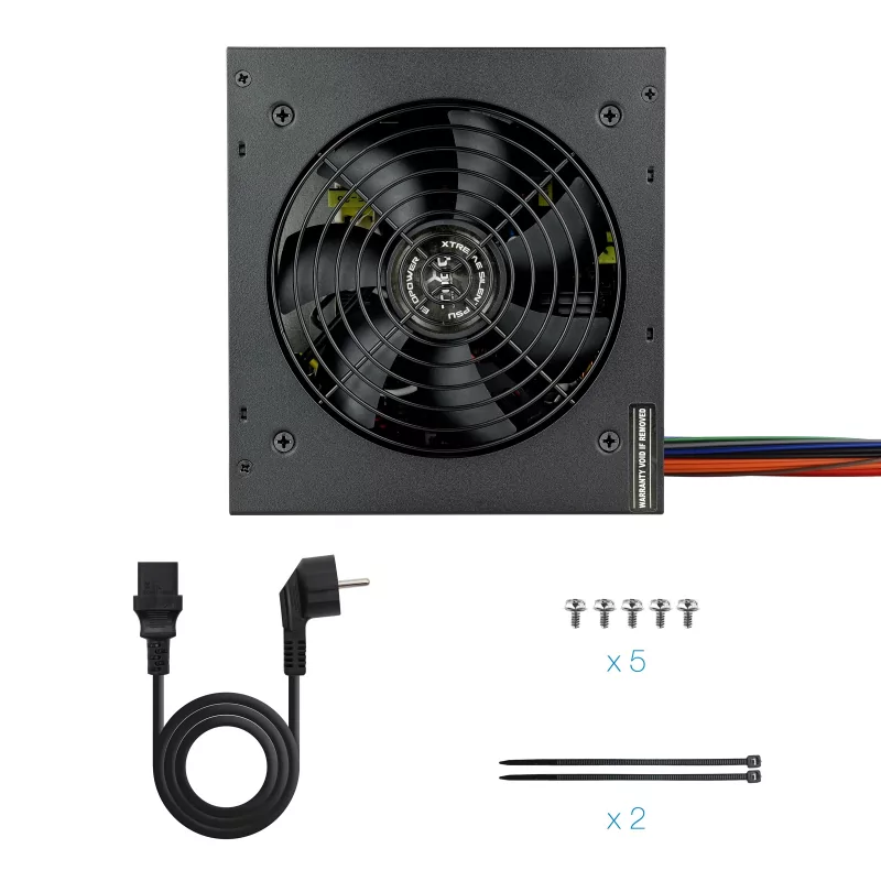 Kontrolsat - Fonte de Alimentação TooQ - Ecopower II - ATX 550W - TQEP-550SP