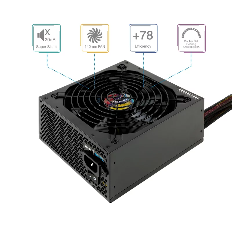 Kontrolsat - TooQ Power Supply - ATX 750W - TQAPOLO-750SP