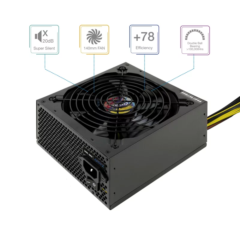Kontrolsat - TooQ Power Supply - ATX 700W - TQAPOLO-700SP