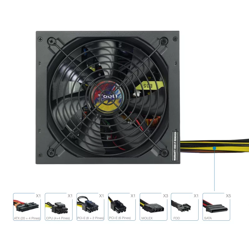 Kontrolsat - Fonte de Alimentação TooQ - ATX 700W - TQAPOLO-700SP