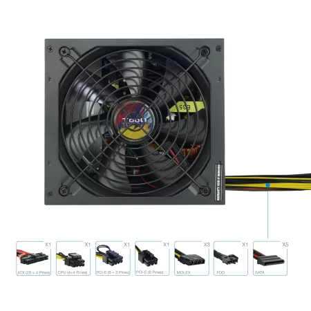 Kontrolsat - TooQ Power Supply - ATX 700W - TQAPOLO-700SP