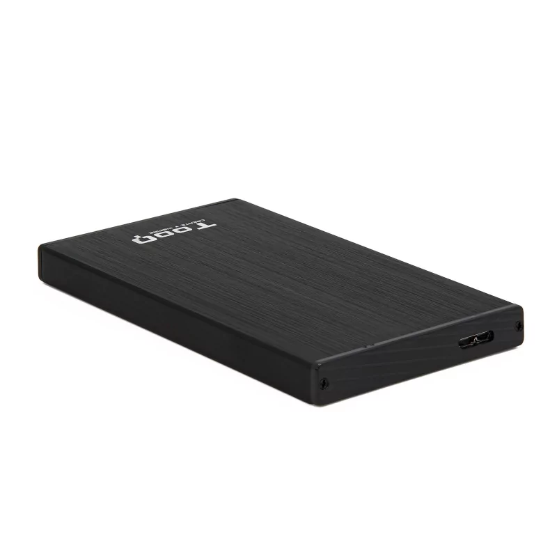 Kontrolsat - TooQ External Box - For HDD/SSD Disks - 2.5" - Black - TQE-2527B
