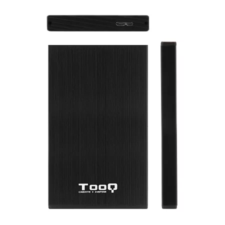 Kontrolsat - TooQ External Box - For HDD/SSD Disks - 2.5" - Black - TQE-2527B