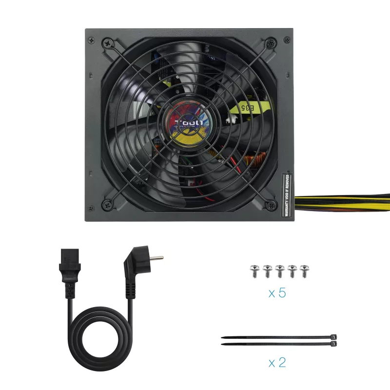 Kontrolsat - TooQ Power Supply - ATX 600W - PFC - TQAPOLO-600SP