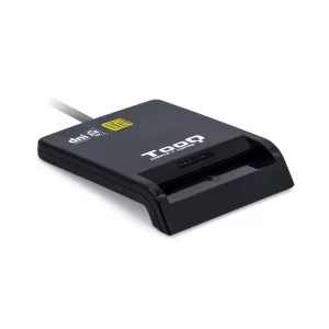 Kontrolsat - Leitor de Cartões TooQ - DNIe SIM DNIe SIM USB-C - Preto - TQR-211B