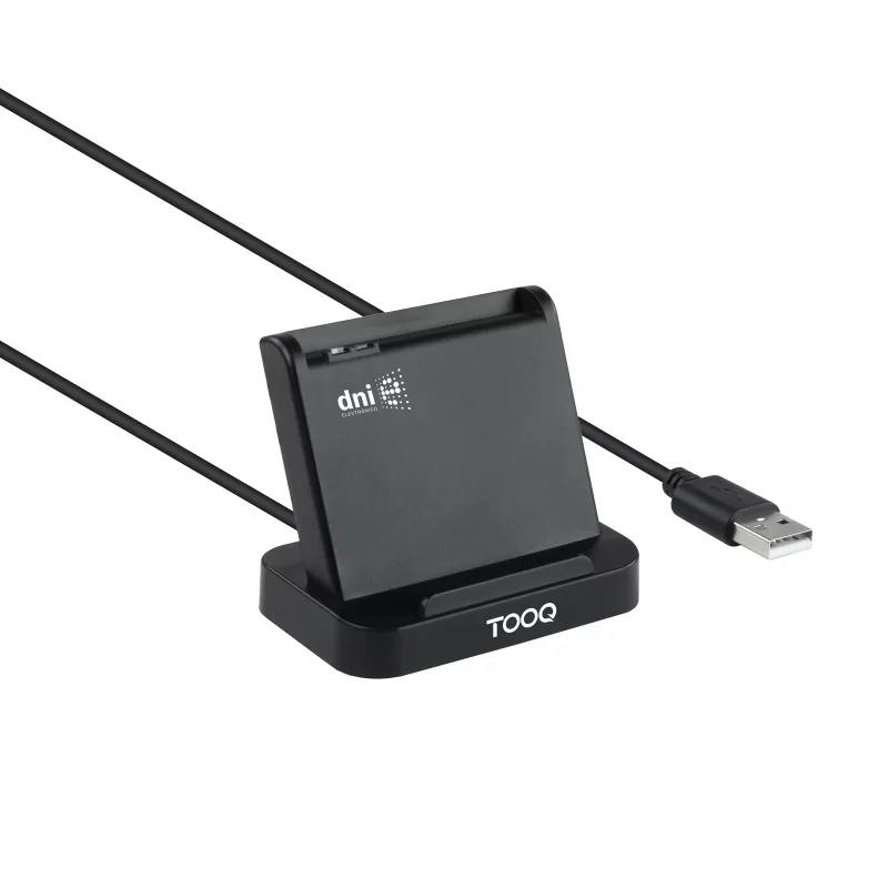Kontrolsat - TooQ Card Reader - DNIe VISION USB 2.0 - Black - TQR-220B