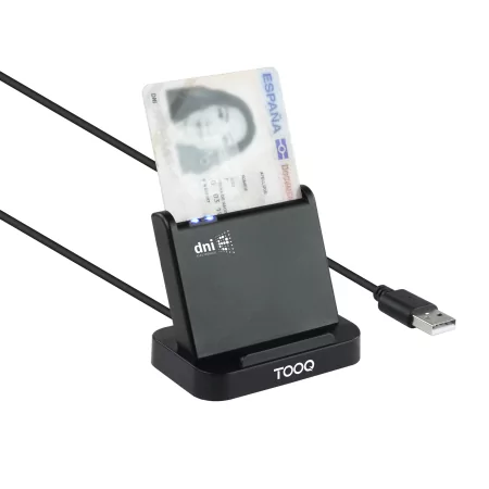 Kontrolsat - TooQ Card Reader - DNIe VISION USB 2.0 - Black - TQR-220B