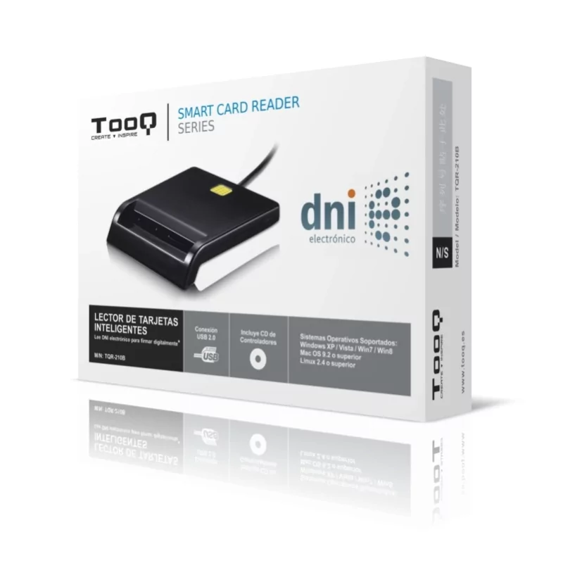 Kontrolsat - TooQ Citizen Card Reader - White - TQR-210B