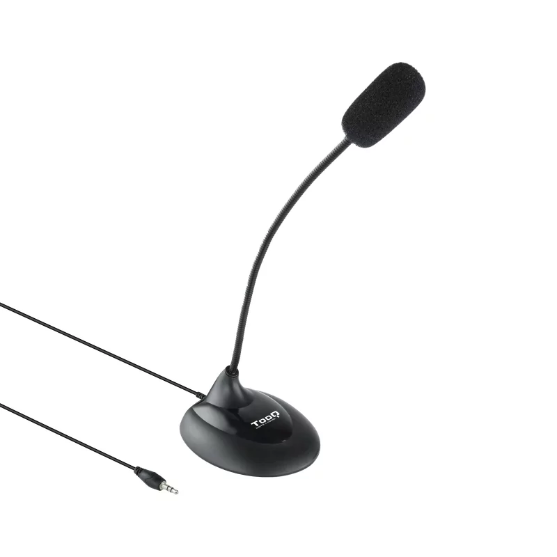 Kontrolsat - Microfone TooQ - Flexível - 3,5mm Jack - Preto - TQMM-213
