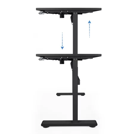 Kontrolsat - Secretária Elétrica Ajustável TooQ - Preta - ATLAS - TQESSD01-BK Kontrolsat - Secretária Elétrica Ajustável TooQ - Preta - ATLAS - TQESSD01-BK