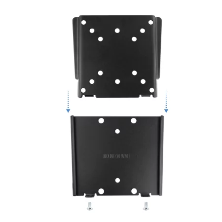 Kontrolsat - TooQ Wall Mount - For Screens - 13" / 27" - Black - LP1023F-B