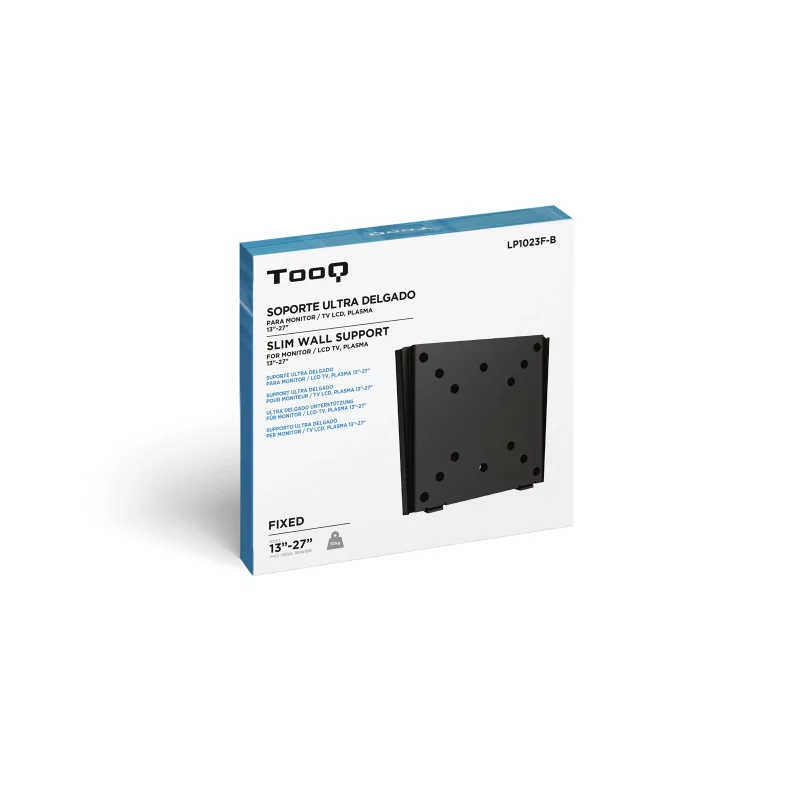 Kontrolsat - TooQ Wall Mount - For Screens - 13" / 27" - Black - LP1023F-B