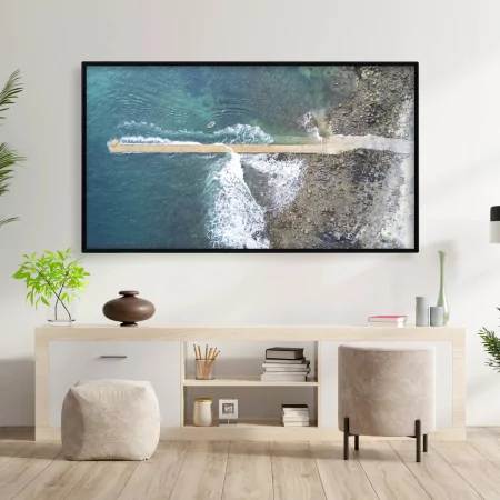 Kontrolsat - TooQ Wall Mount - for Screens - 43" / 90" - Black - LP4390F-B