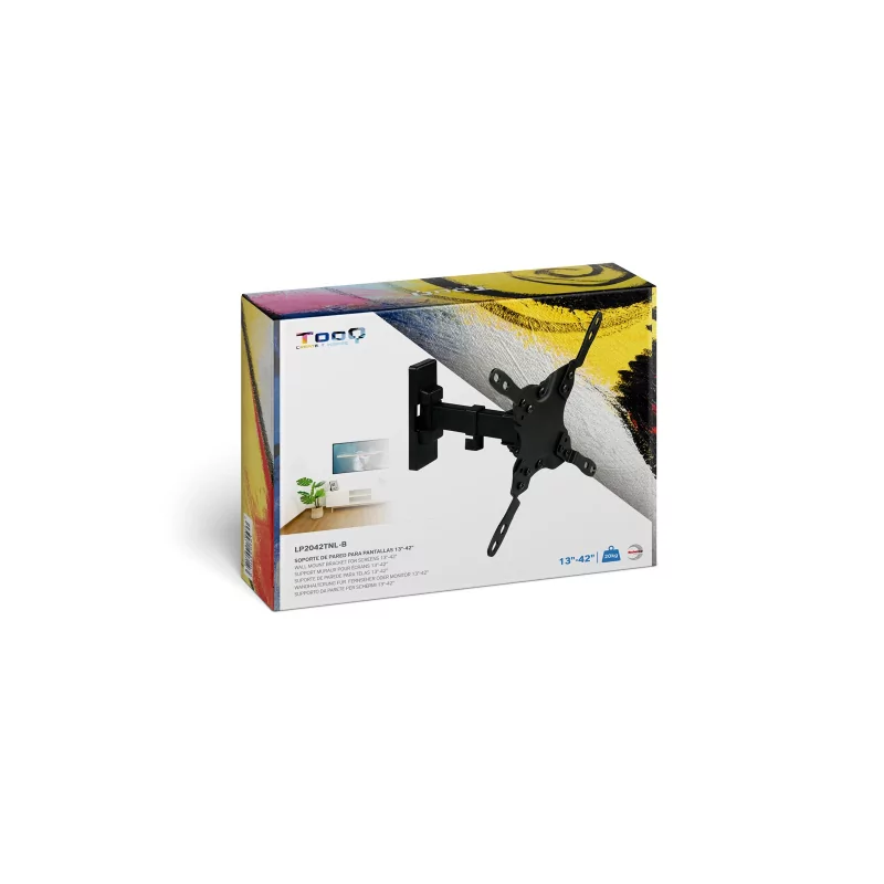 Kontrolsat - TooQ Wall Mount - For Screens - 13" / 42" - Black - LP2042TNL-B