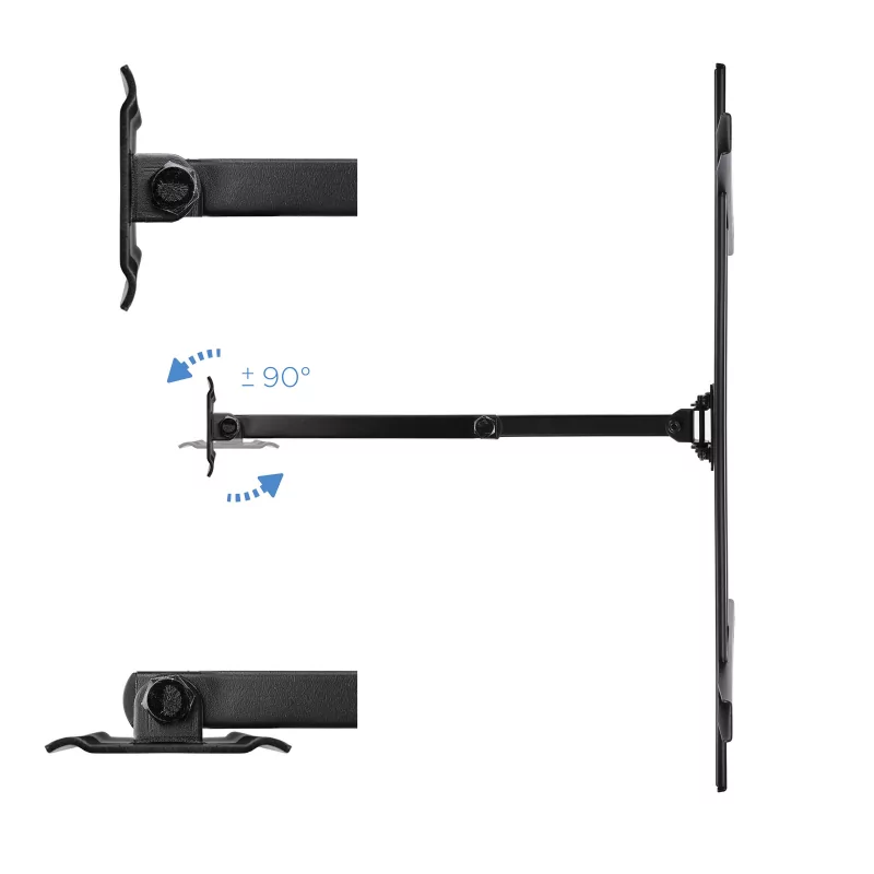 Kontrolsat - TooQ Wall Mount - For Screens - 37" / 70" - Black - LP6070TN-B