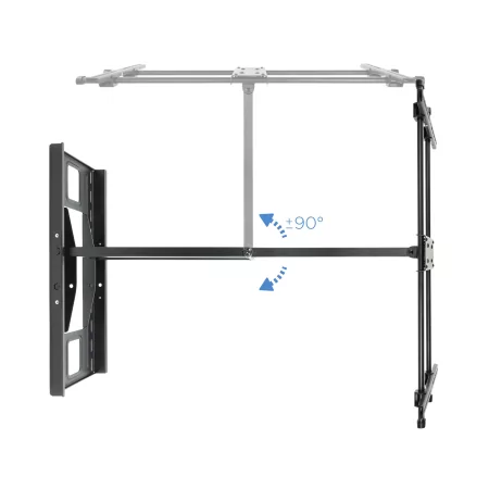 Kontrolsat - TooQ Wall Mount - For Screens - 43" / 80" - Black - LP4380XL-B